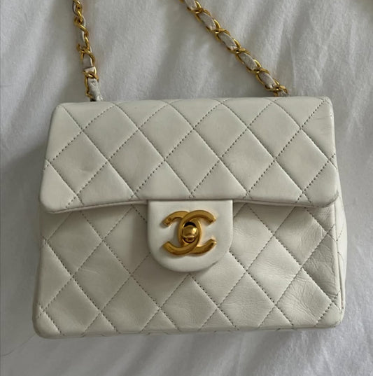 Chanel handle bag
