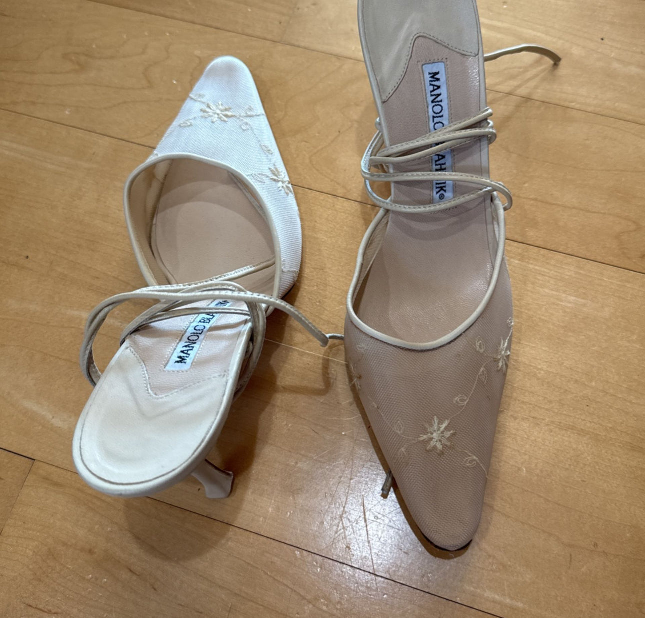 Manolo mesh heel size 40