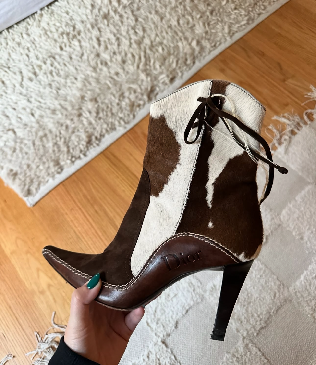 Dior ponyhair boot 38.5