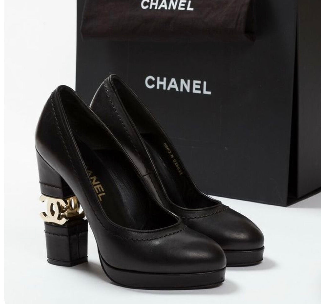 Chanel CC Lady Gaga 36.5 heel