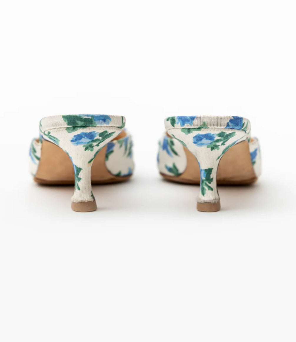 Manolo blue rose mule