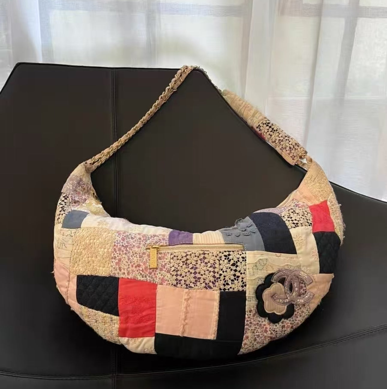 Chanel patchwork hobo bag
