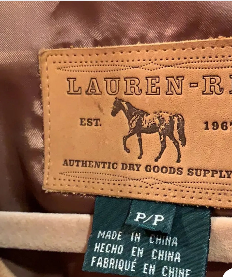 Ralph Lauren fringe jacket small