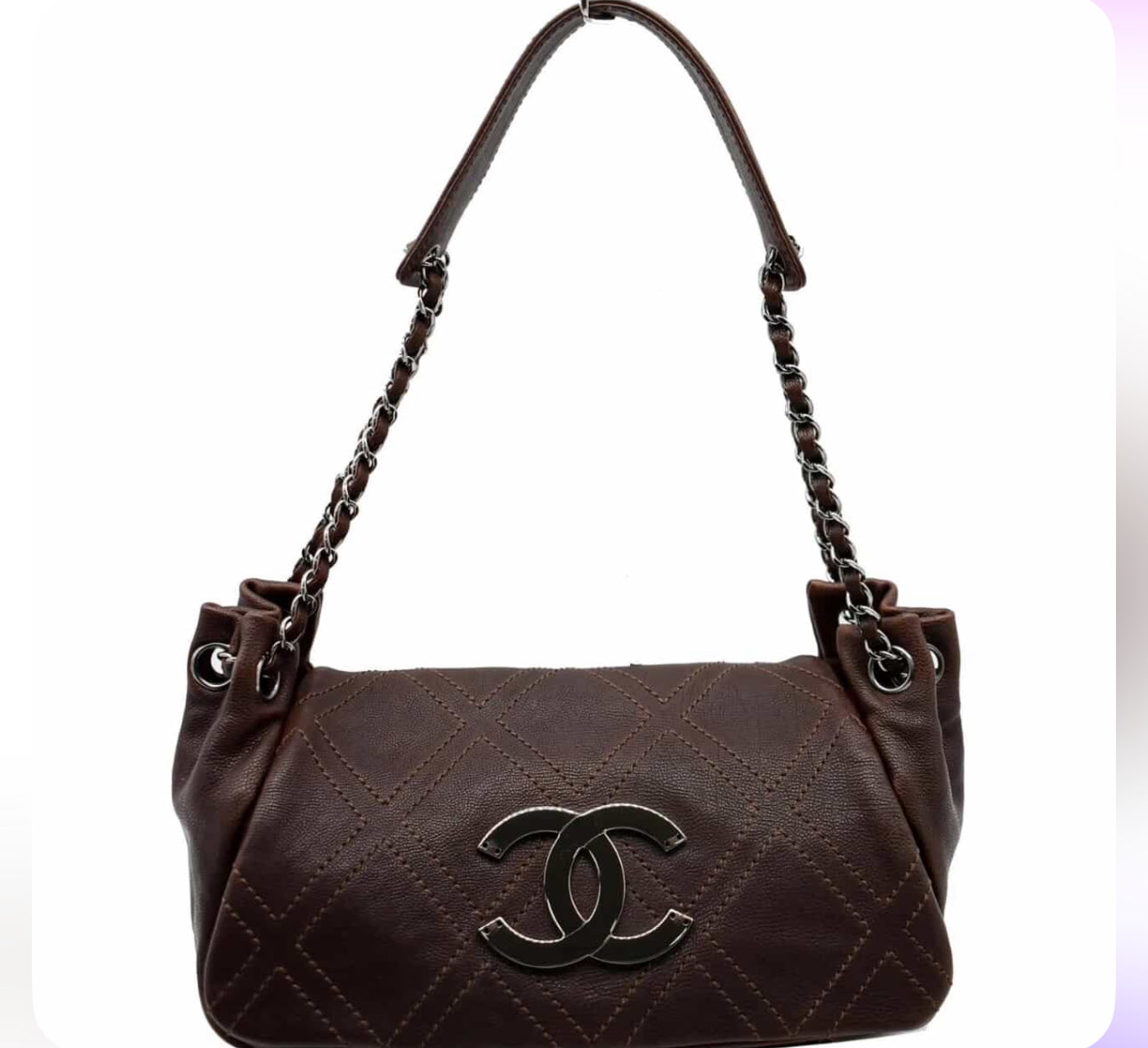 Chanel brown shoulder bag