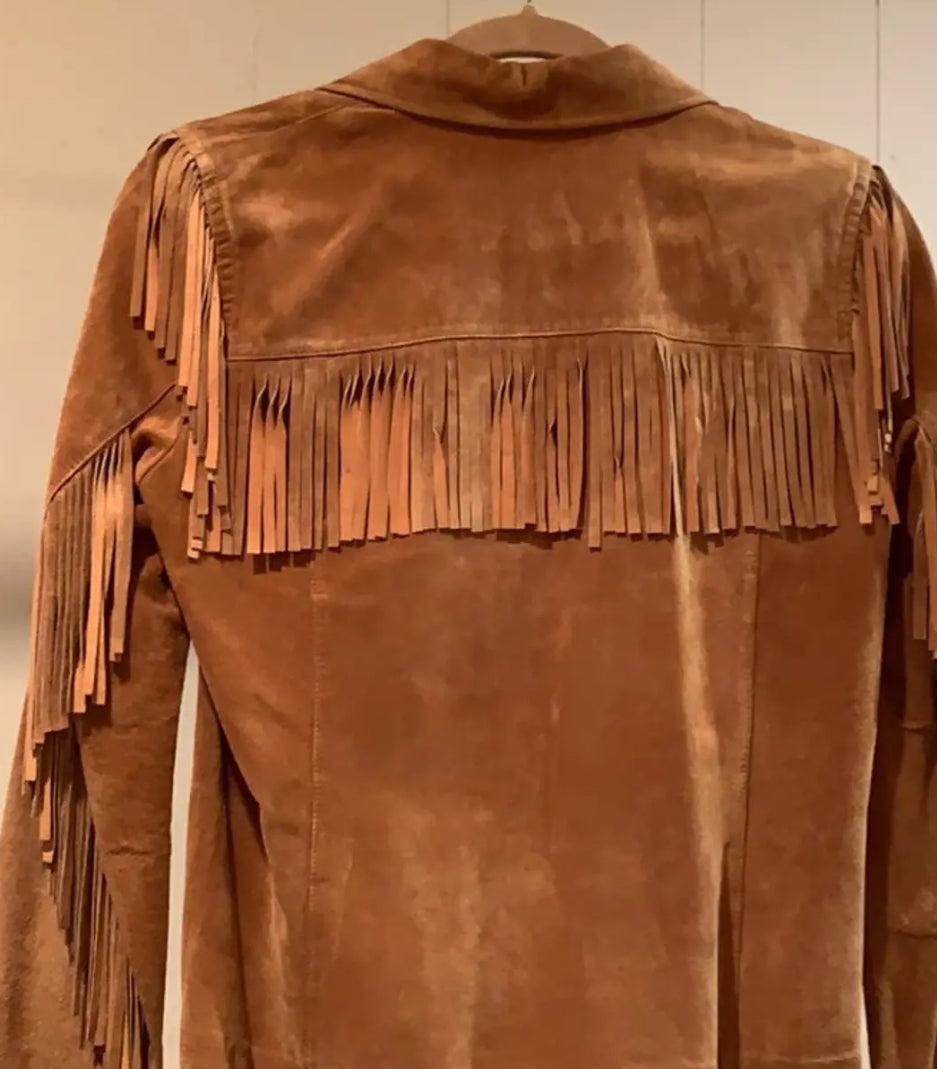 Ralph Lauren fringe jacket small