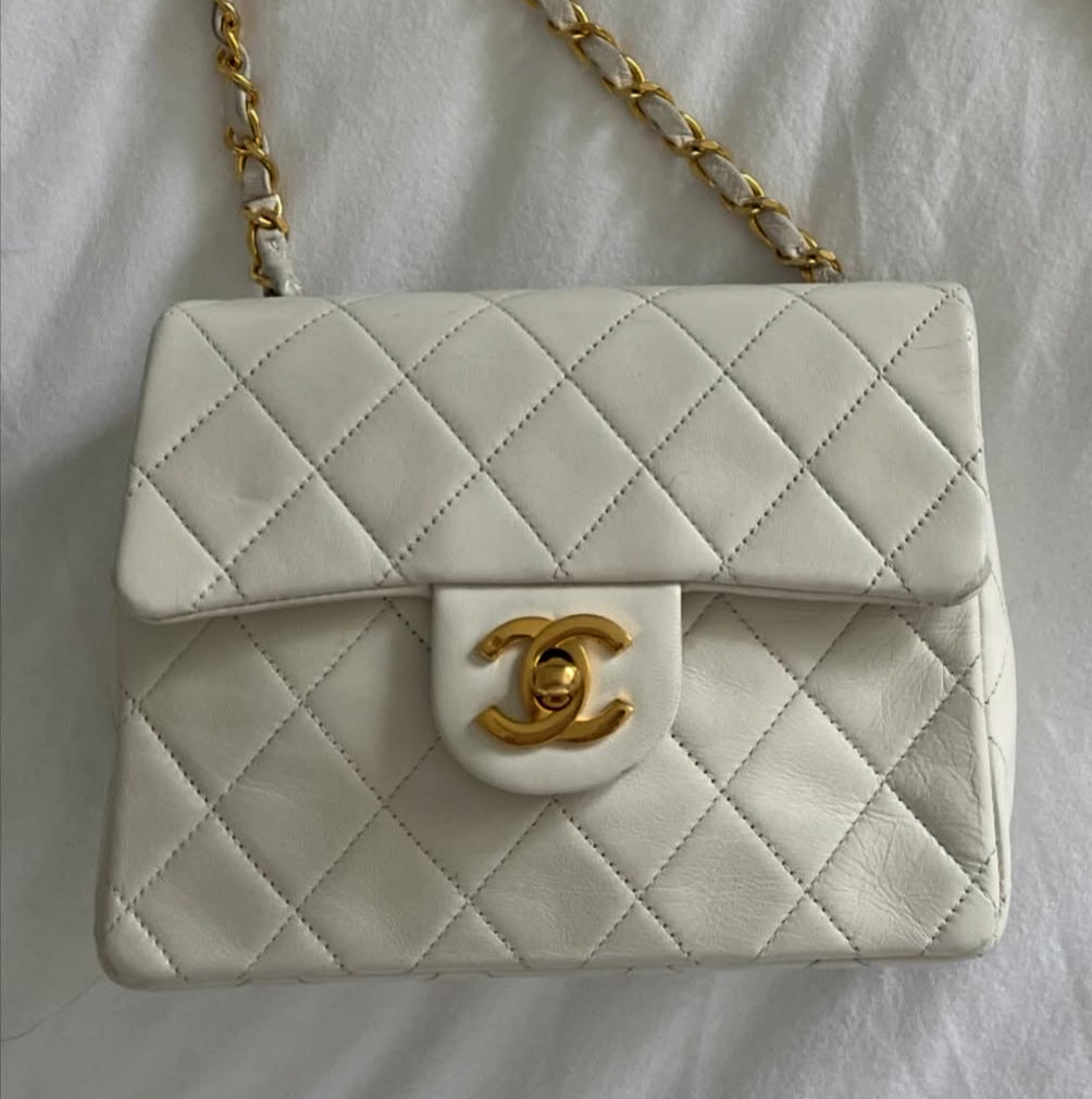Chanel handle bag
