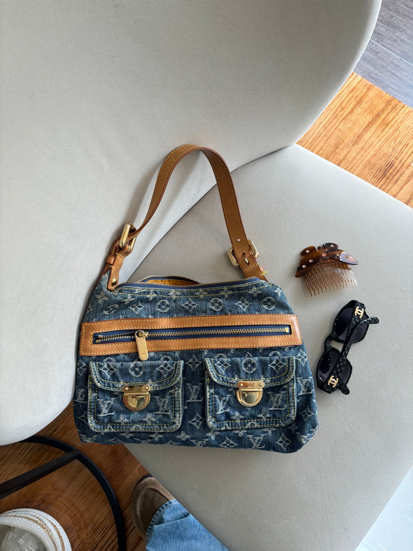 Louis Vuitton denim bag