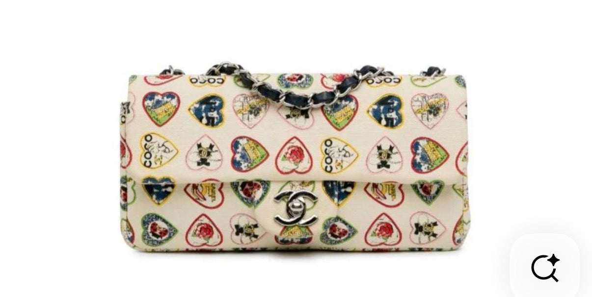 Chanel valentine flap bag