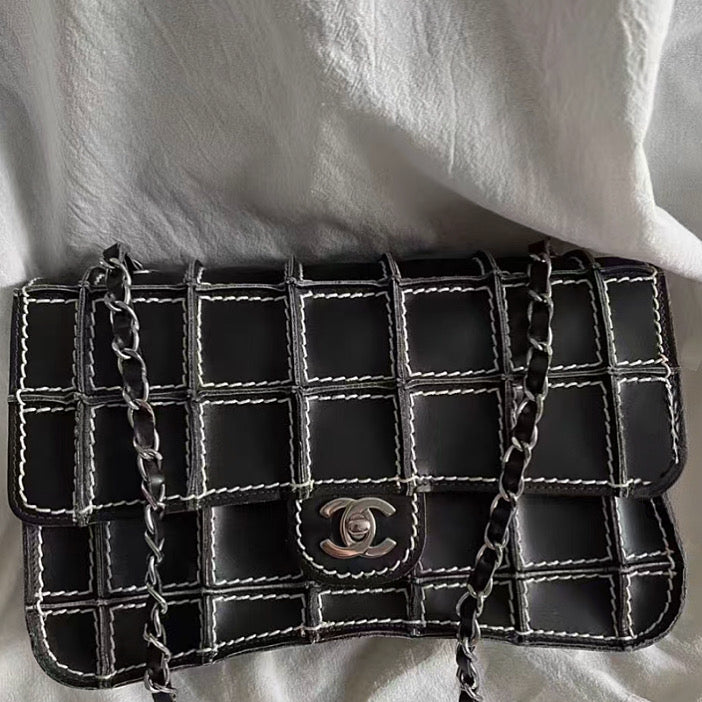 Chanel square choco bag