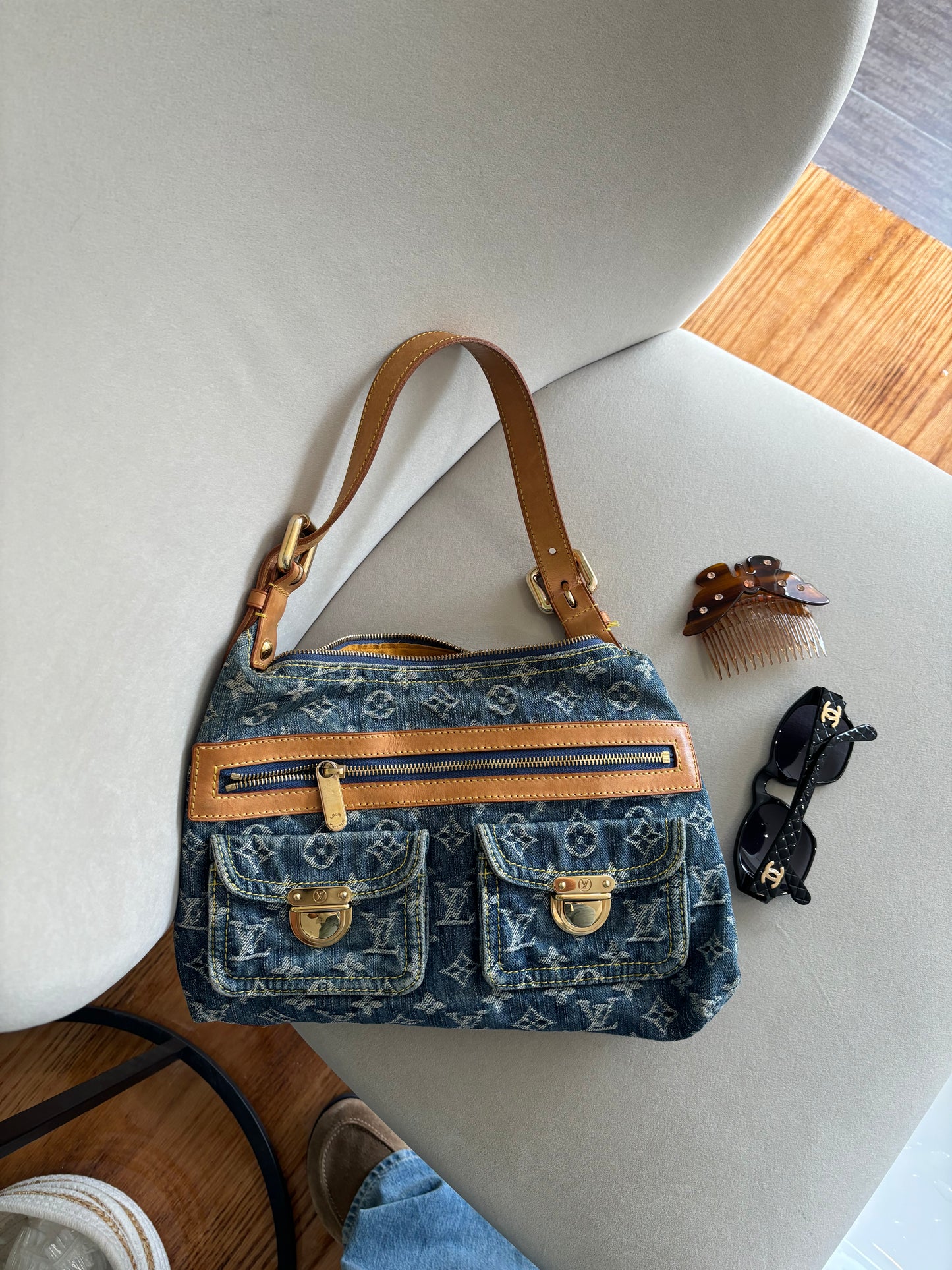 Louis Vuitton denim bag