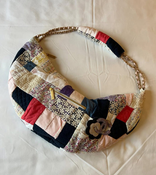 Chanel patchwork hobo bag