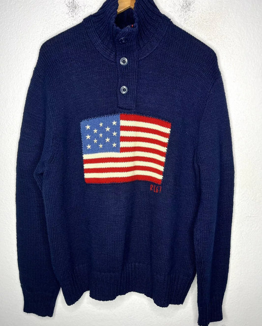 Ralph Lauren button up knit