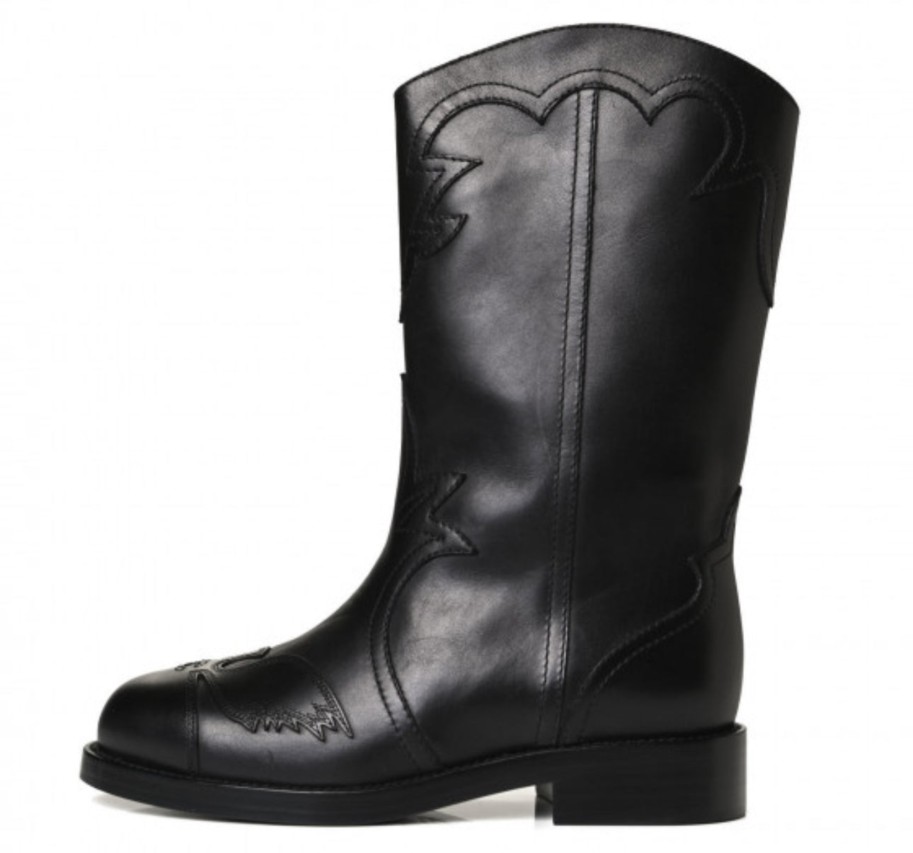 Chanel western boot size 39