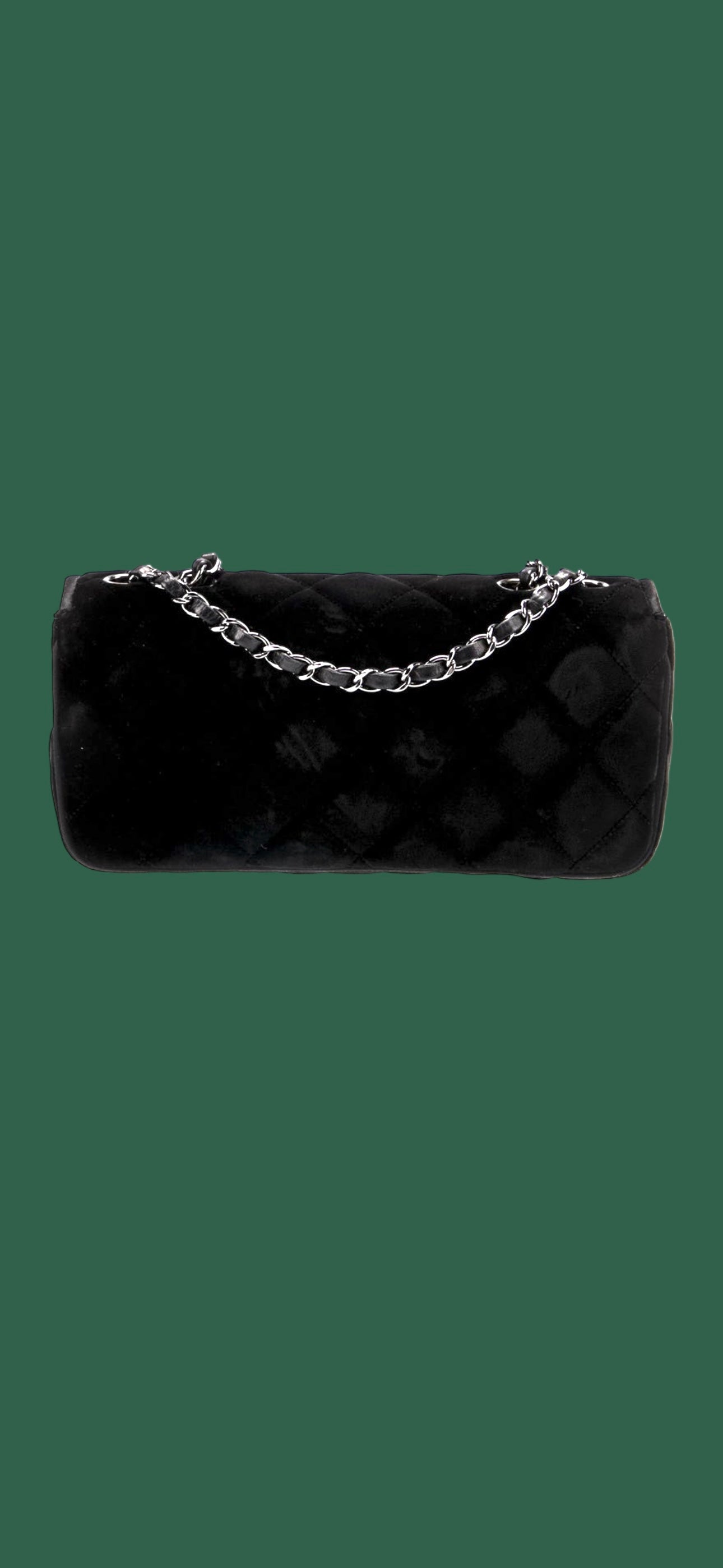 Chanel velvet bag