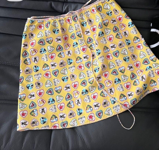 Chanel valentine wrap skirt