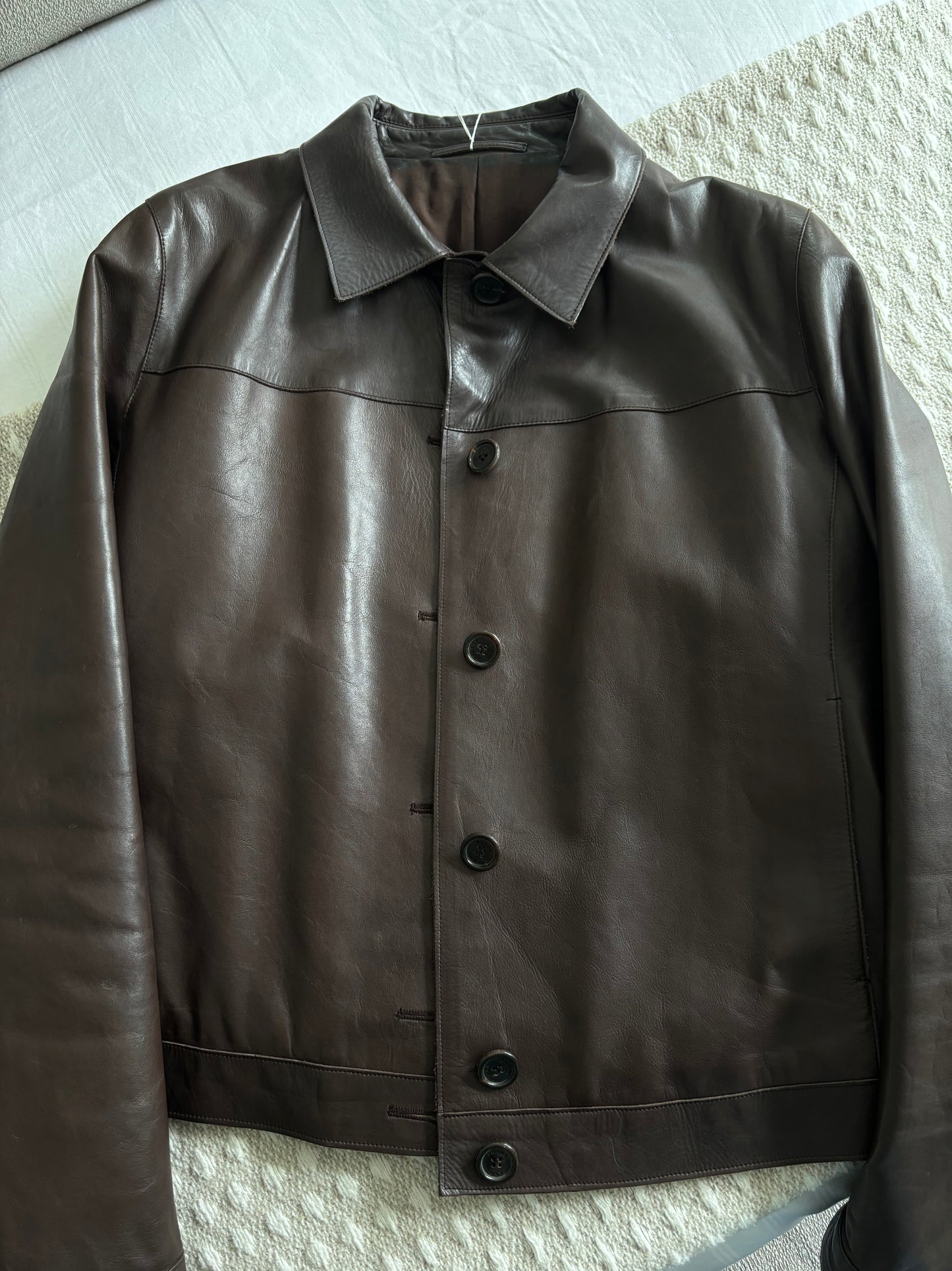 Prada leather jacket