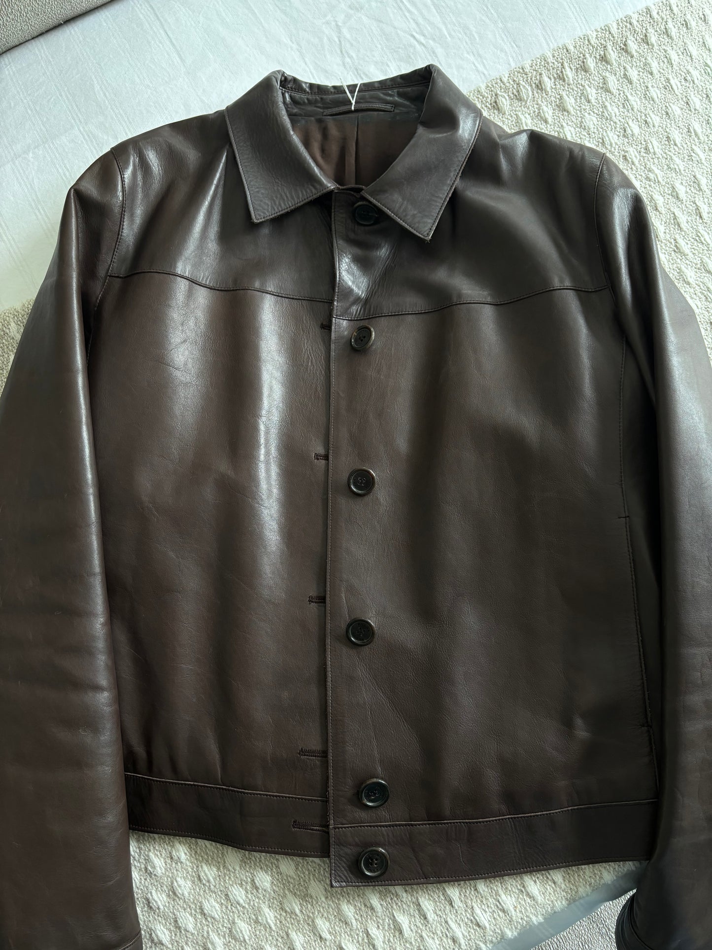 Prada leather jacket