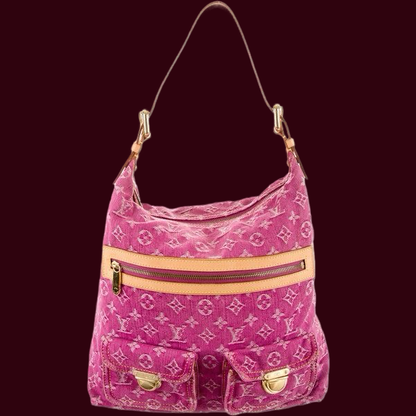 Louis Vuitton pink denim bag