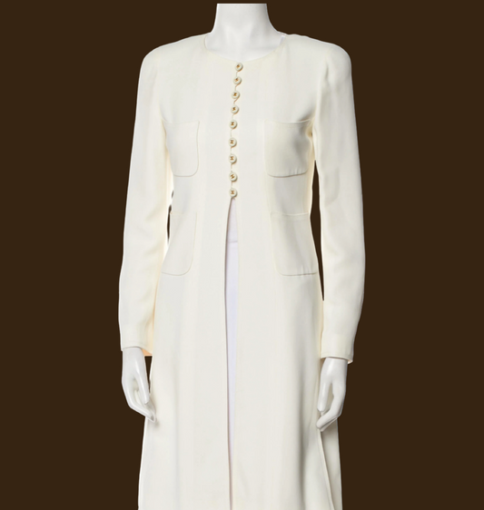 Chanel white jacket
